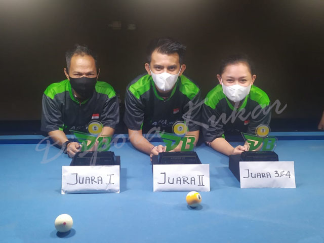 Ketiga Atlit Biliard Kukar