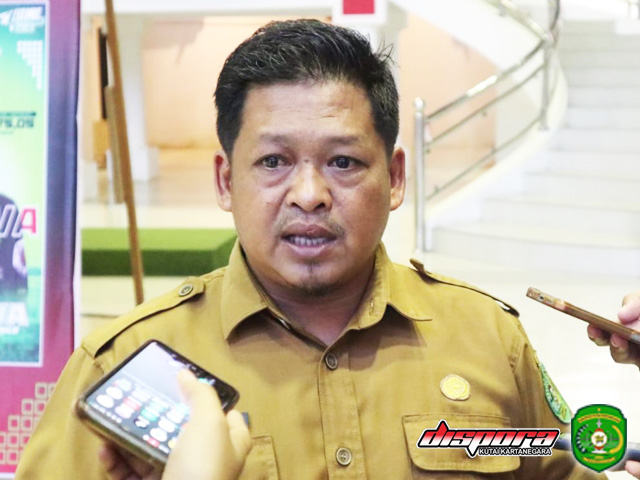 Aji Ali Husni, Kadispora Kukar Saat Ditemui Awak Media