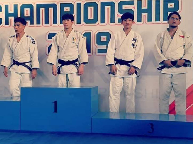 Atlit Judo Kukar Menaiki Podium Pada Jakarta Open Judo Championship