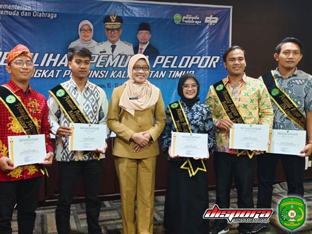 Alda Mahasiswi Unikarta asal Tenggarong terpilih lolos seleksi nasional pemuda pelopor bidang pendidikan dan Sudirman Mahasiswa STT Migas Balikpapan asal Muara Jawa terpilih lolos seleksi nasional pemuda pelopor bidang ketahanan pangan
