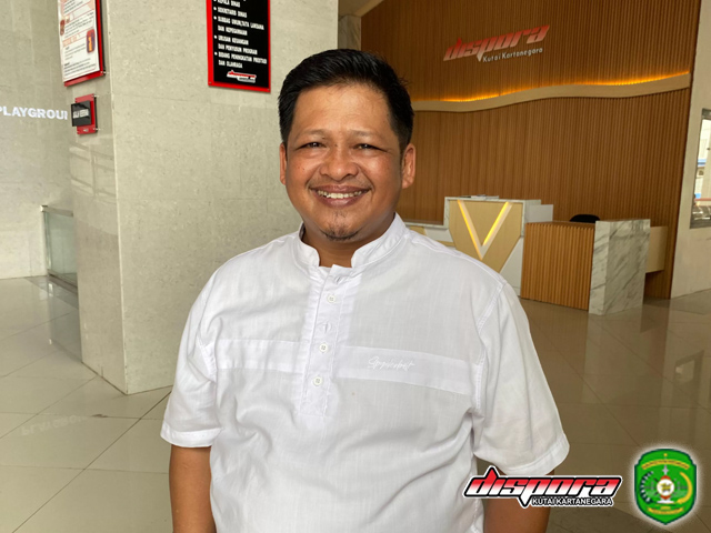 Aji Ali Husni, Kadispora Kukar Saat Ditemui Awak Media