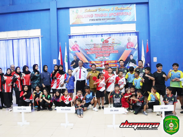 ejurkab yang dibuka oleh Kepala Dinas Pemuda dan Olahraga (Kadispora) Kukar Ali Ali Husni ini digelar di Gedung PTMSI, Jalan Rondong Demang, Tenggarong