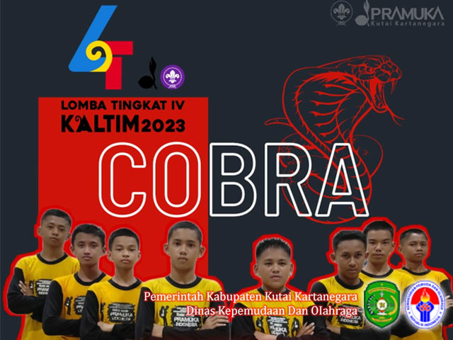 Regu Pramuka Penggalang Putra Kukar di Lomba tingkat IV Kwarda Kaltim 2023