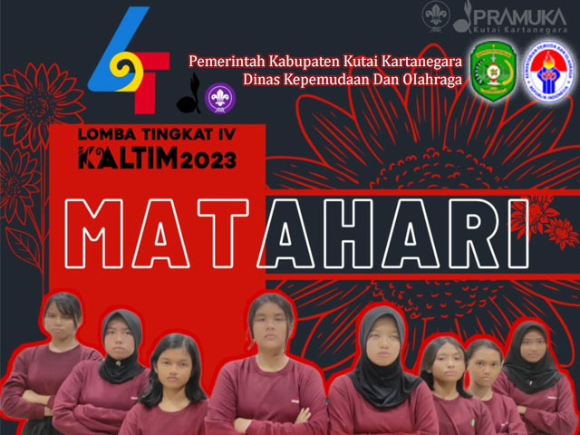 Regu Pramuka Penggalang Putri Kukar di Lomba tingkat IV Kwarda Kaltim 2023