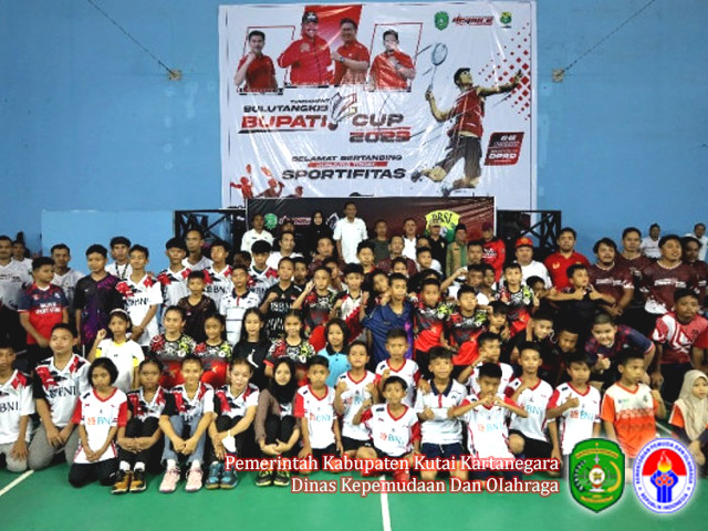 Dispora sukses selenggarakan bulutangkis Bupati Cup banyak diikuti atlet muda dan usia dini