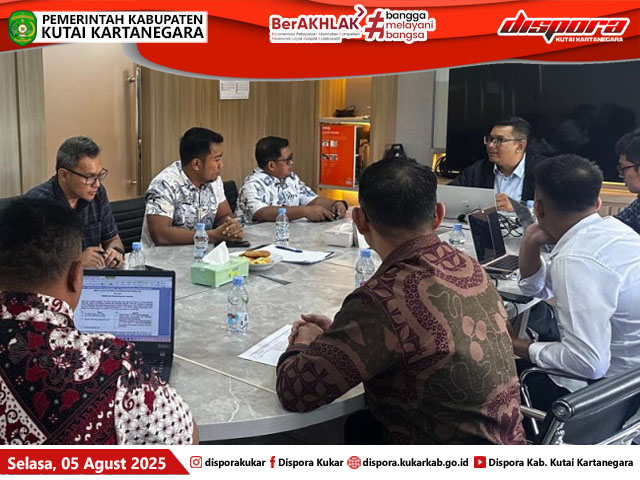 Kepala Dinas Kepemudaan dan Olahraga Kabupaten Kutai Kartanegara Lakukan Kunjungan Kerja ke Kementerian Pemuda dan Olahraga Republik Indonesia